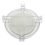Multi-Level Cooking Grates with Heat Deflectors