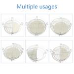 Multi-Level Cooking Grates with Heat Deflectors