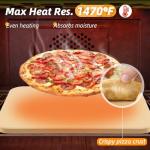 5-Piece Pizza Stone Set for Grill & Oven