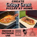 15-Inch Cordierite Pizza Stone for Grill