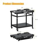 Ninja Woodfire Universal Portable Grill Stand with Wheels