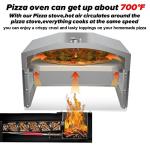 Stainless Steel Pellet Pizza Oven for Outdoors