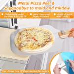 5-Piece Pizza Stone Set for Grill & Oven