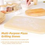 5-Piece Pizza Stone Set for Grill & Oven