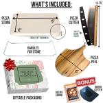 15-Inch Cordierite Pizza Stone for Grill