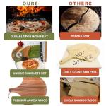 15-Inch Cordierite Pizza Stone for Grill