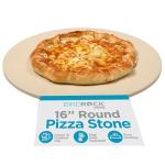 Round 16" Pizza Stone for Grilling and Baking