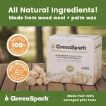 GreenSpark Natural Fire Starters - 140 Pcs