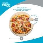 Round 16" Pizza Stone for Grilling and Baking