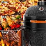 ROOMTEC 23.5-Inch Portable Kamado Ceramic Grill