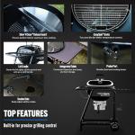 SnS Grills MasterKettle Charcoal Smoker and Grill