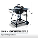 SnS Grills MasterKettle Charcoal Smoker and Grill