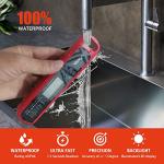 Venigo Instant-Read Waterproof Meat Thermometer - Red