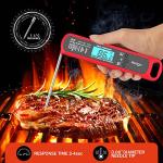 Venigo Instant-Read Waterproof Meat Thermometer - Red