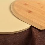 Heavy Duty Pizza Stone Set with Bamboo Peel