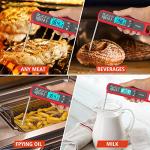 Venigo Instant-Read Waterproof Meat Thermometer - Red