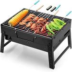 Portable Folding Charcoal Grill for Outdoor Fun