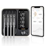 WiFi Wireless Meat Thermometer with 4 Probes