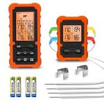 Wireless Digital Meat Thermometer with 4 Probes