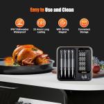 WiFi Wireless Meat Thermometer with 4 Probes