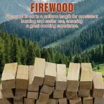Kiln-Dried Oak Logs for Pizza Ovens