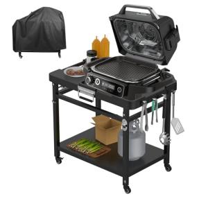 Ninja Woodfire Portable Grill Stand with Wheels