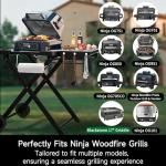Portable Grill Stand with Wheels for Ninja Pizza Oven