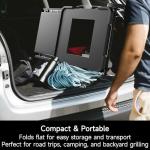 Portable Grill Stand with Wheels for Ninja Pizza Oven