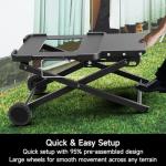 Portable Grill Stand with Wheels for Ninja Pizza Oven