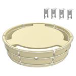 Charkettle Charcoal Firebox Kit for 22-Inch Grills