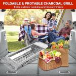 Outvita Portable Stainless Steel Charcoal Grill