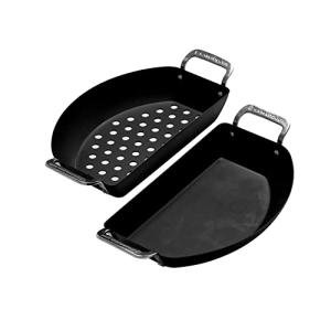 Kamado Joe Non-Stick Half-Moon Cooking Pan Set