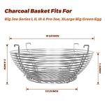 Stainless Steel Charcoal Fire Basket for Big Joe