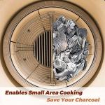 Stainless Steel Charcoal Fire Basket for Big Joe