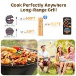 Wireless Meat Thermometer with Real-Time Alerts