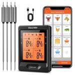 500FT Bluetooth Meat Thermometer with Multiple Probes