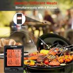 500FT Bluetooth Meat Thermometer with Multiple Probes