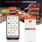 500FT Bluetooth Meat Thermometer with Multiple Probes