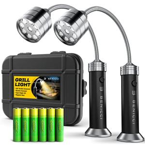 2-Pack Flexible LED Grill Lights with Magnetic Base