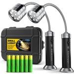 2-Pack Flexible LED Grill Lights with Magnetic Base