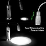 Magnetic LED Grill Light with Flexible Gooseneck