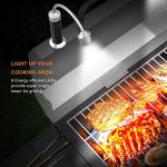 Magnetic LED Grill Lights with Flexible Neck - 2 Pack