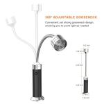 Magnetic LED Grill Lights with Flexible Neck - 2 Pack