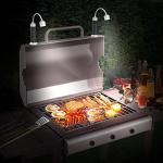 Magnetic LED Grill Lights with Flexible Neck - 2 Pack