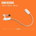 Yukon Glory Magnetic LED Grill Light with Gooseneck
