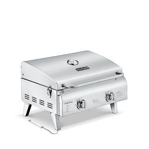 Portable Stainless Steel Propane BBQ Grill for Camping