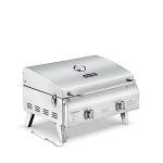 Portable Stainless Steel Propane BBQ Grill for Camping