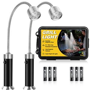 Super Bright Magnetic BBQ Grill Lights - 2 Pack