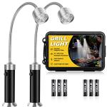 Super Bright Magnetic BBQ Grill Lights - 2 Pack