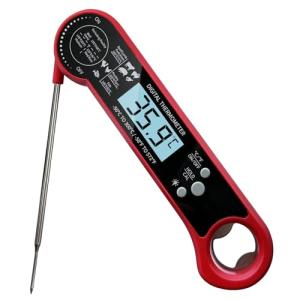 GOZOPO Instant Read Waterproof Meat Thermometer